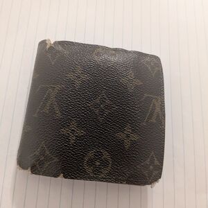 Louis Vuitton Black and Brown Monogram Wallet